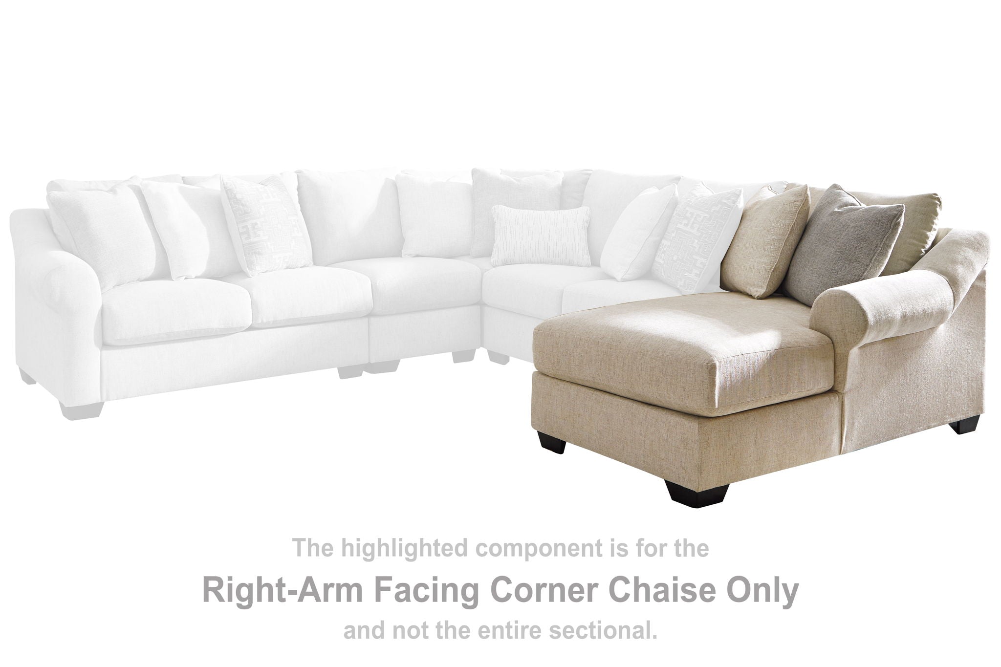 Carnaby - RAF Corner Chaise - Linen