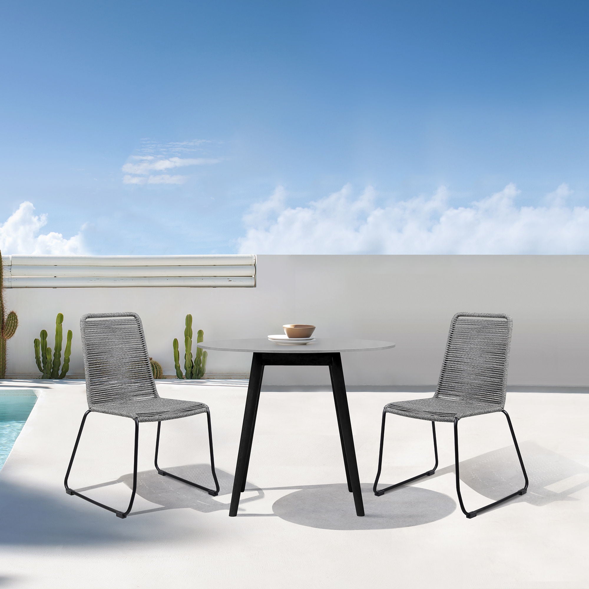 Kylie - Outdoor Patio Round Dining Table
