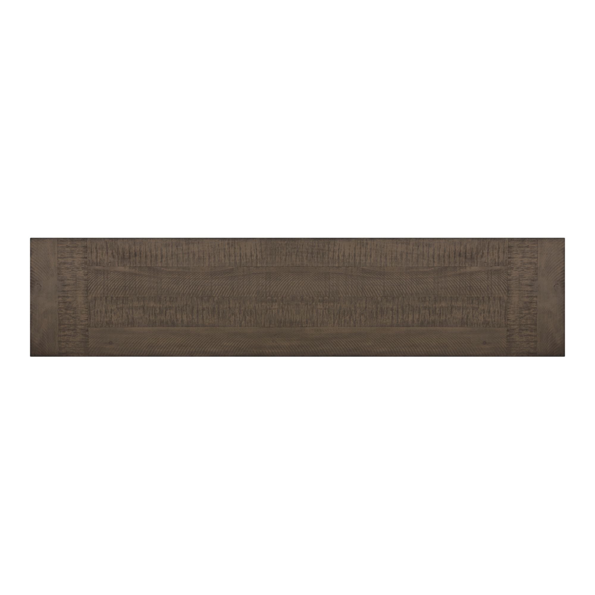 Yellowstone - Dining Bench With Metal Bar Cross - Medium Brown