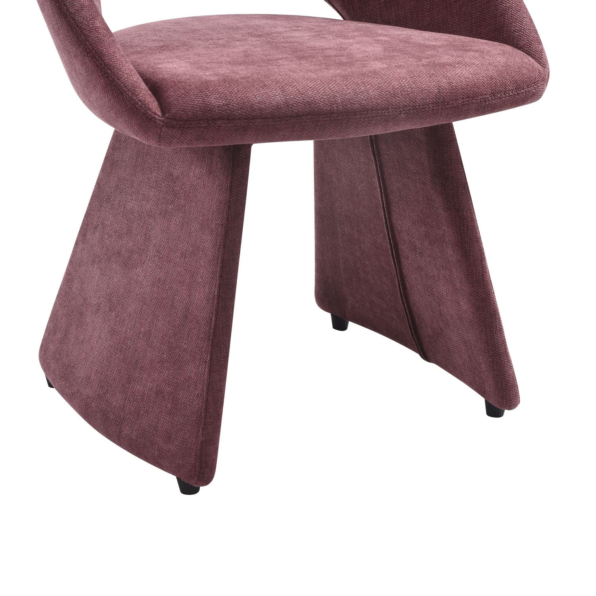 Angelina - Modern Curved Back Upholstered Dining Chair