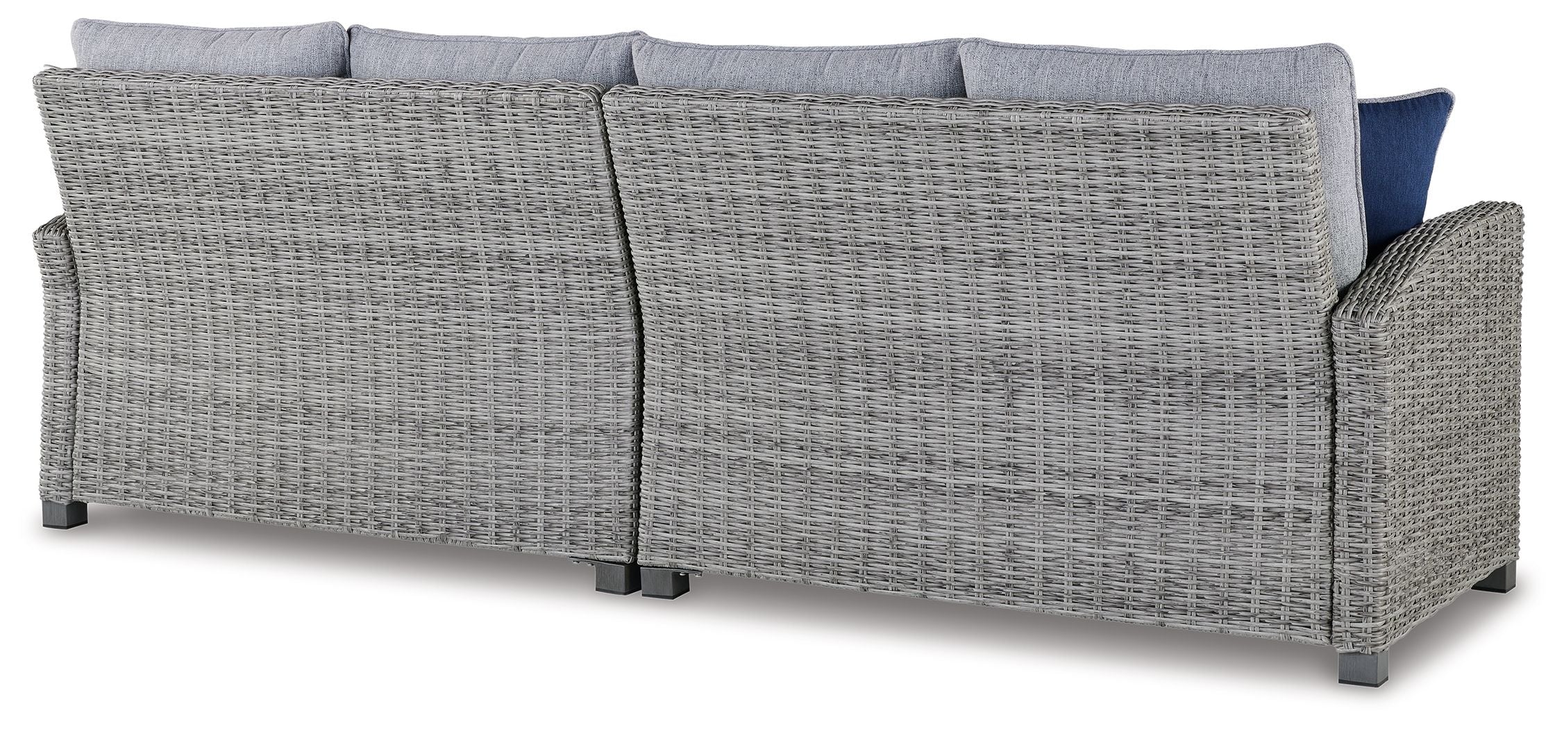 Naples Beach - RAF/LAF Loveseat w/Cush (Set of 2) - Light Gray