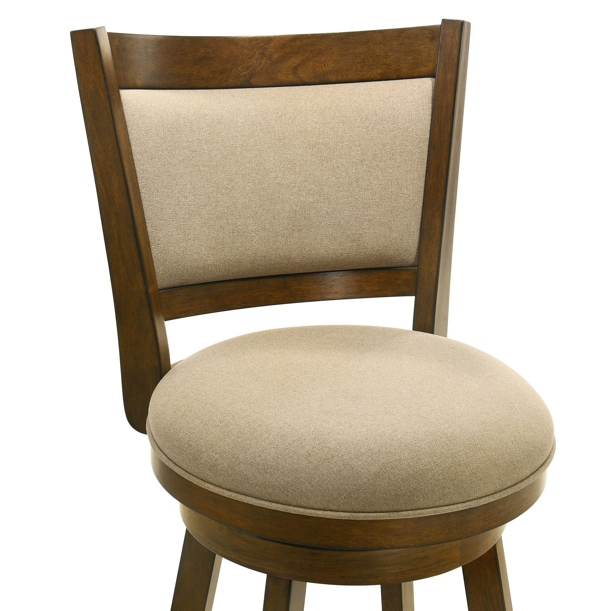 Aiden - Modern Farmhouse Swivel Wood Counter Height Kitchen Bar Stool