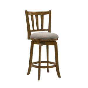 Wren - Modern Farmhouse Swivel Wood Counter Height Kitchen Bar Stool