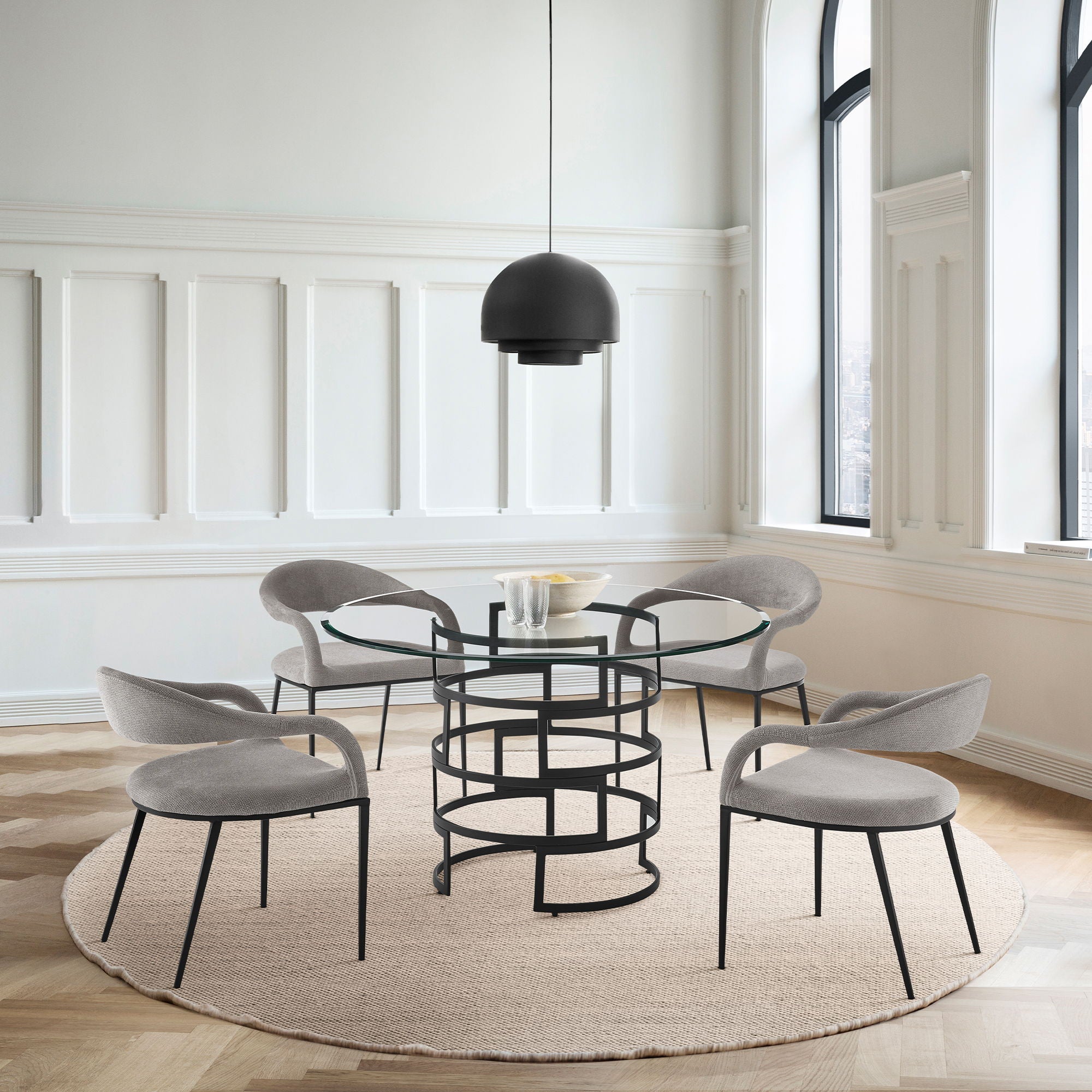 Diaz - Contemporary Round Dining Table