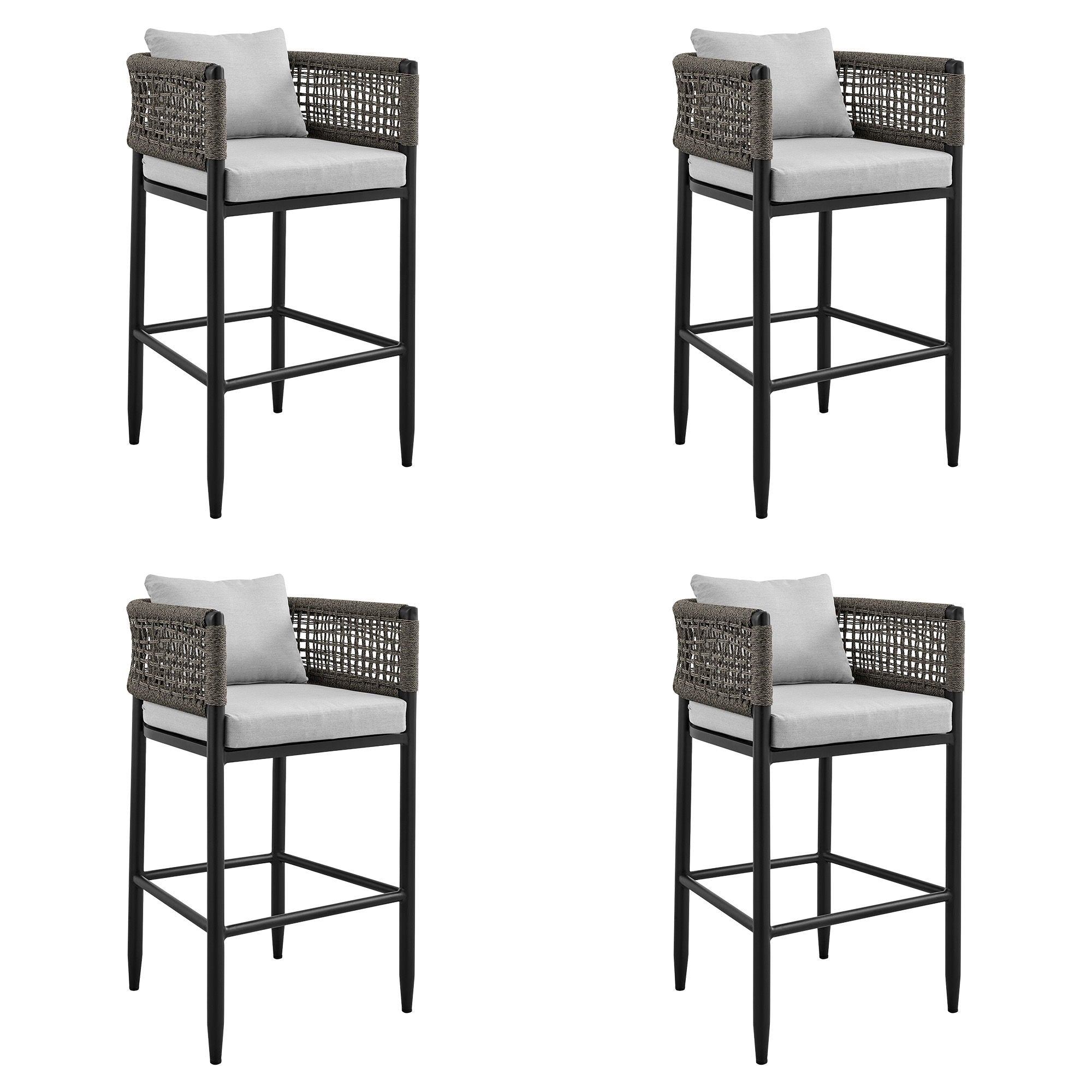Alegria - Outdoor Patio Counter Height Bar Stool Set of 2