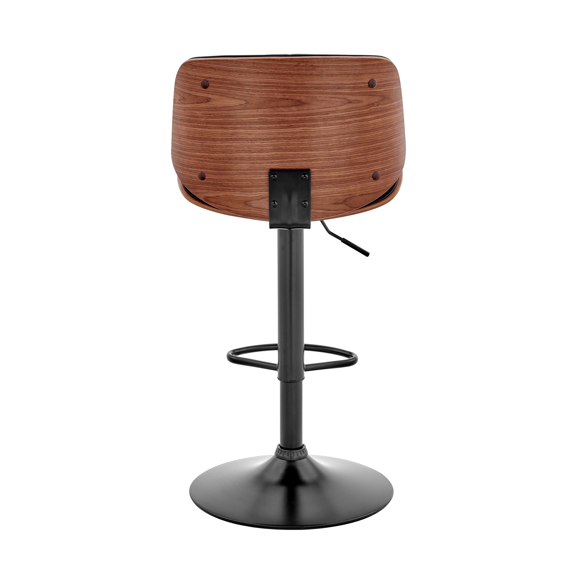 Brock - Adjustable Bar Stool With Black Base