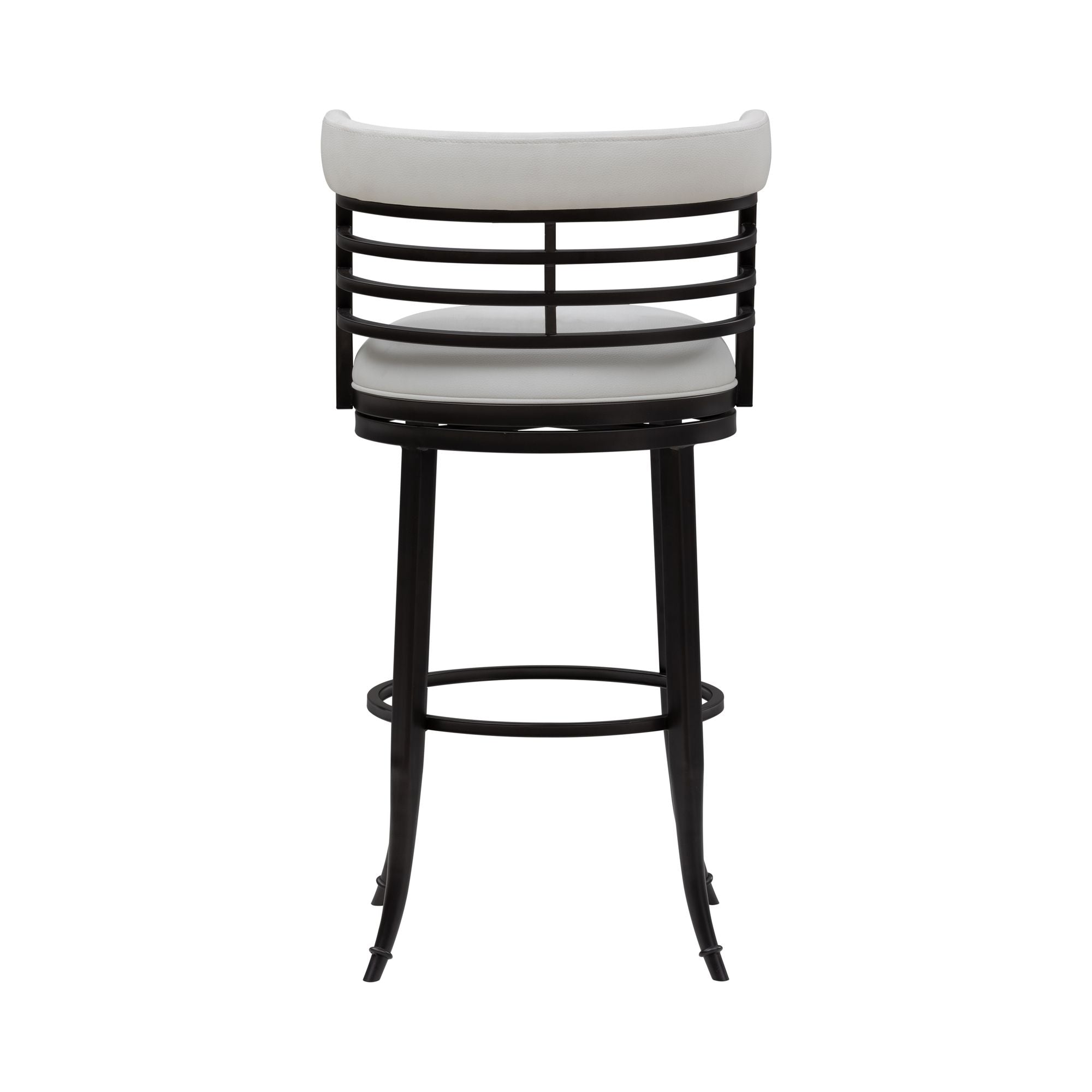 Telia - Upholstered Swivel Bar Height Barstool