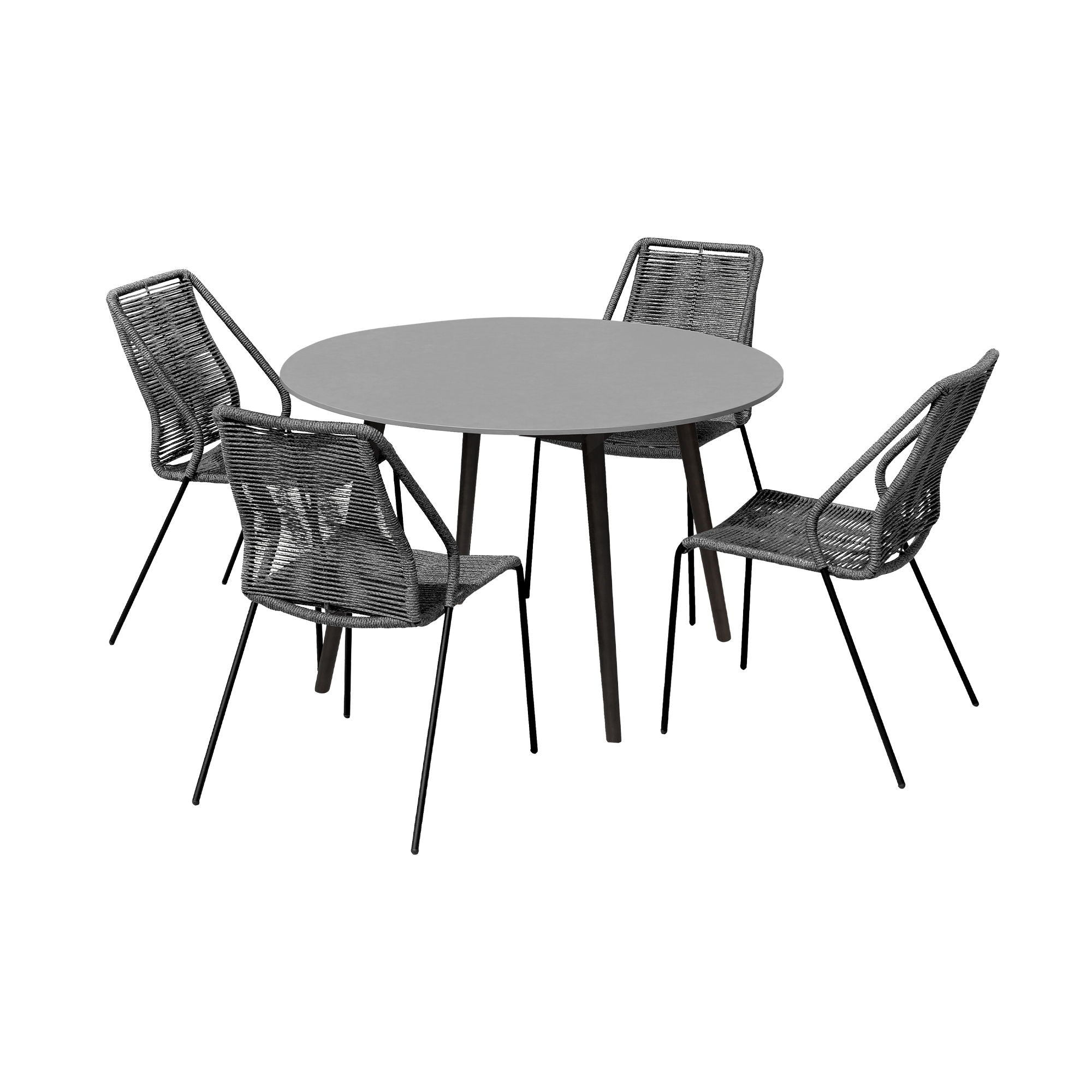 Kylie And Clip - 5 Piece Outdoor Patio Dining Set