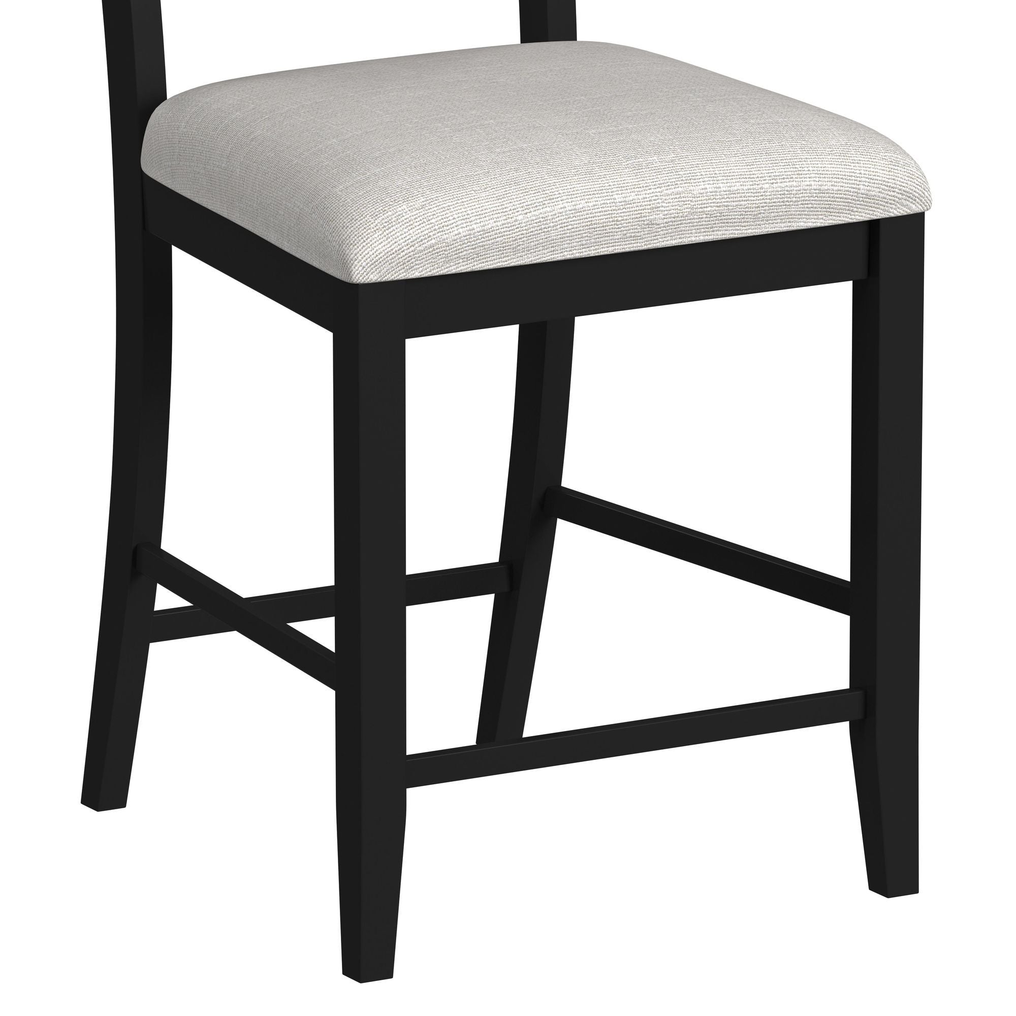 Tulane - 5 Piece Dining Set (Counter Table & 4 Counter Chairs) - Oak & Black