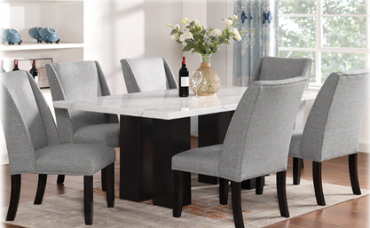 Faust Dining set (D1221) Counter Height Table and 6 Chairs