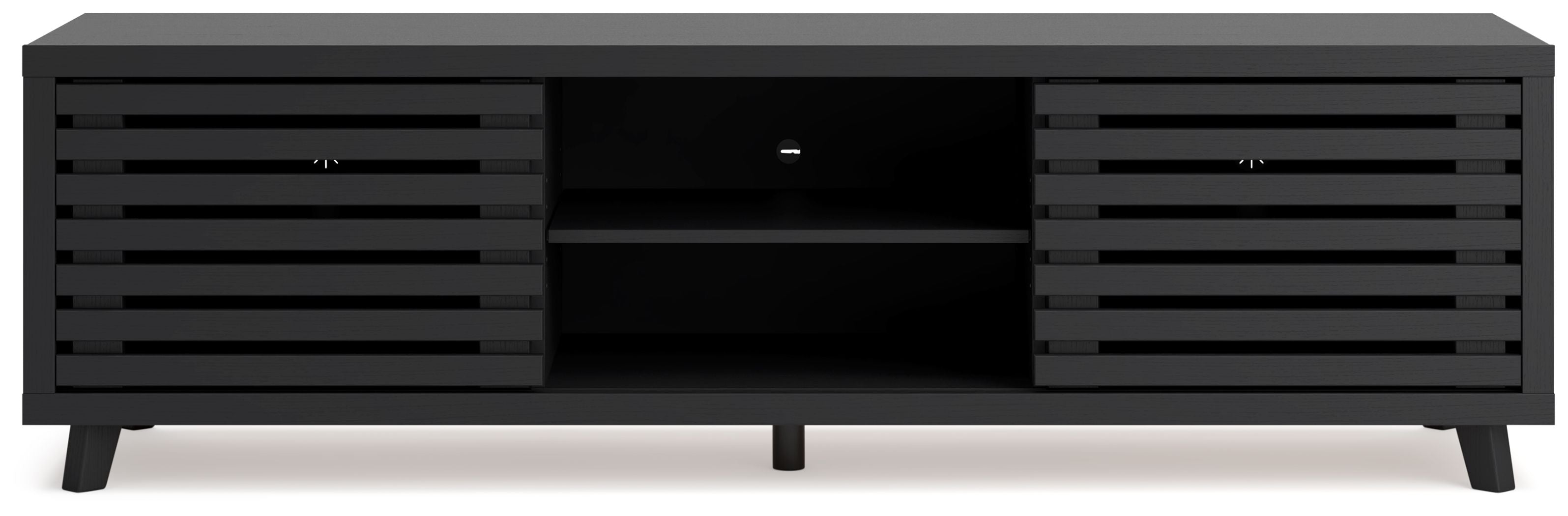 Danziar - Extra Large TV Stand - Black