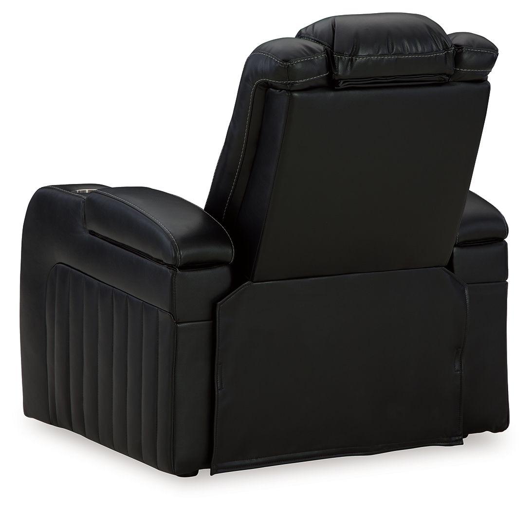 Caveman Den - Power Recliner/ Adj Headrest - Midnight