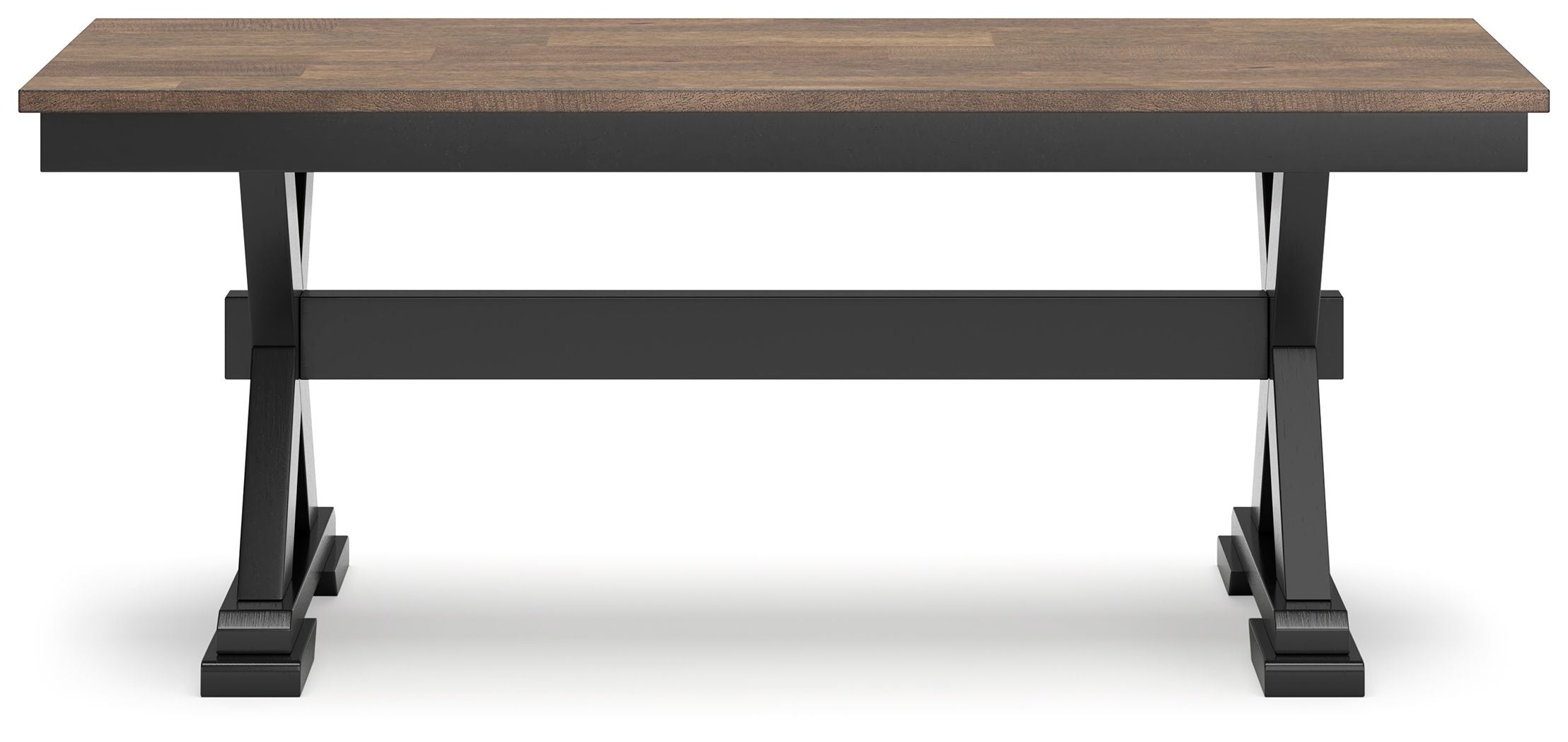 Wildenauer - Large Dining Room Bench - Brown / Black