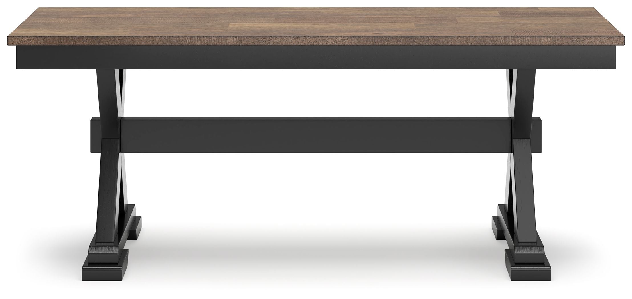 Wildenauer - Large Dining Room Bench - Brown / Black