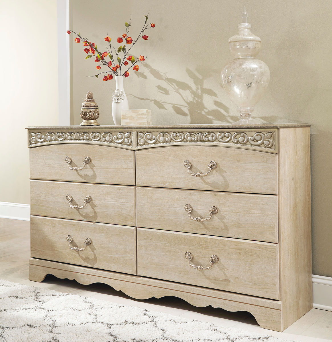 Catalina - Antique White - Dresser Mega Furniture USA Catalina - Antique White - Dresser Mega Furniture USA