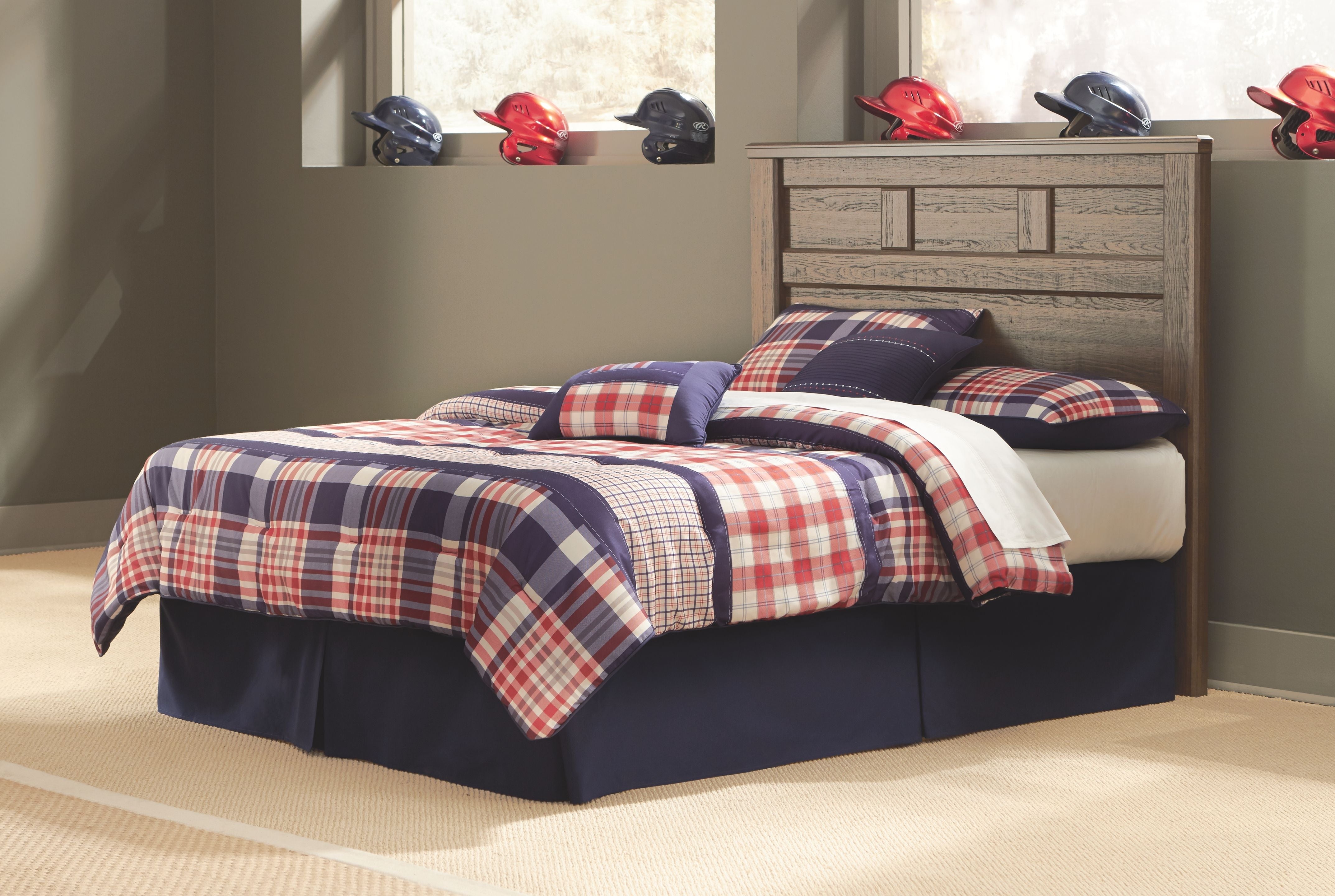 Juararo - Dark Brown - Panel Headboard