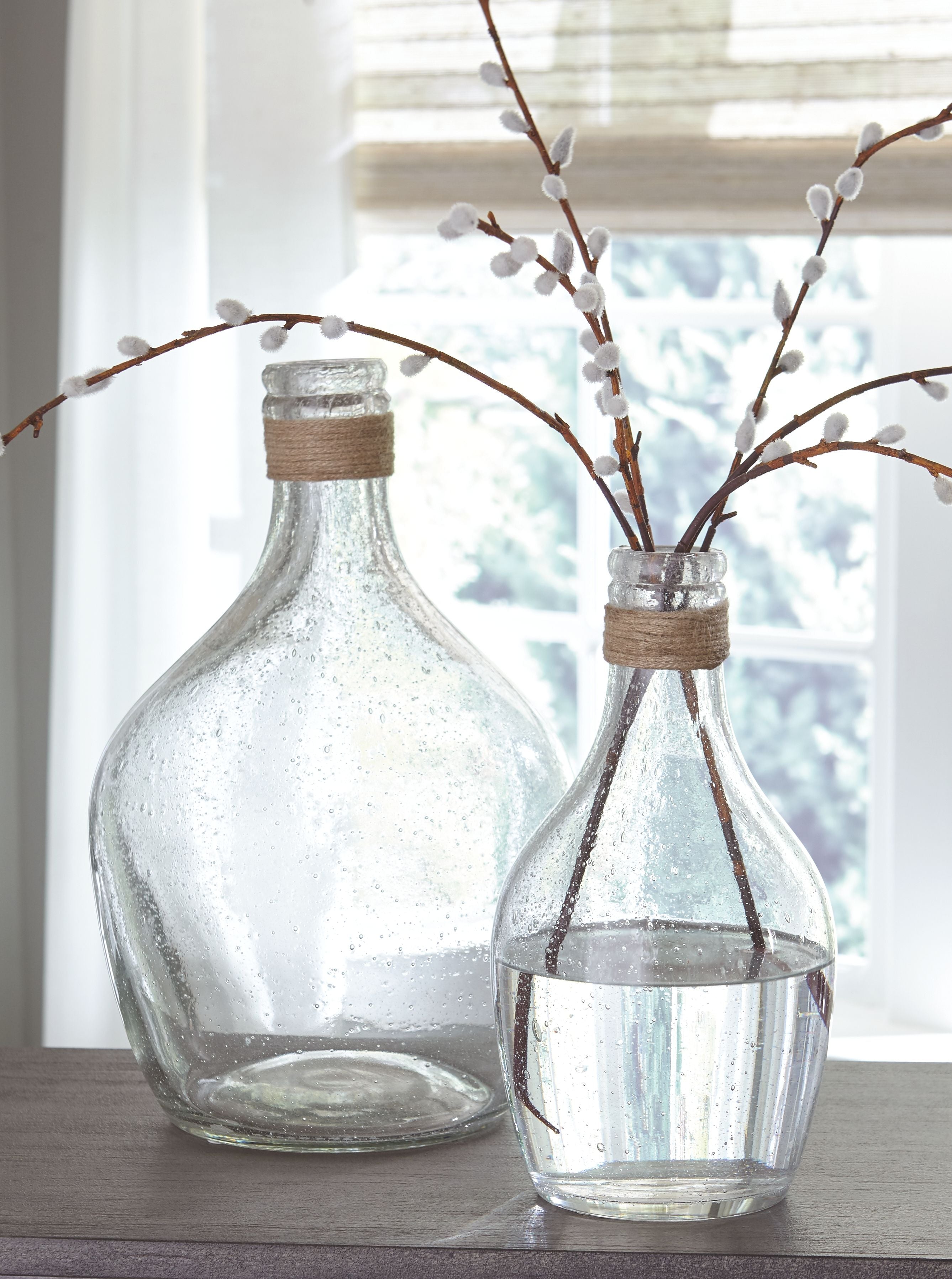 Marcin - Clear - Vase Set (2/CN)