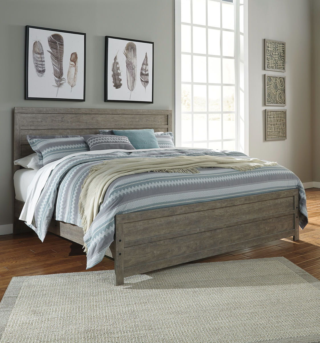 Culverbach - Gray - Panel Bed