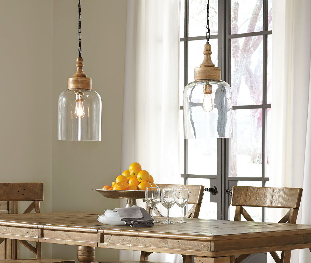 Faiz - Transparent - Glass Pendant Light (1/CN)