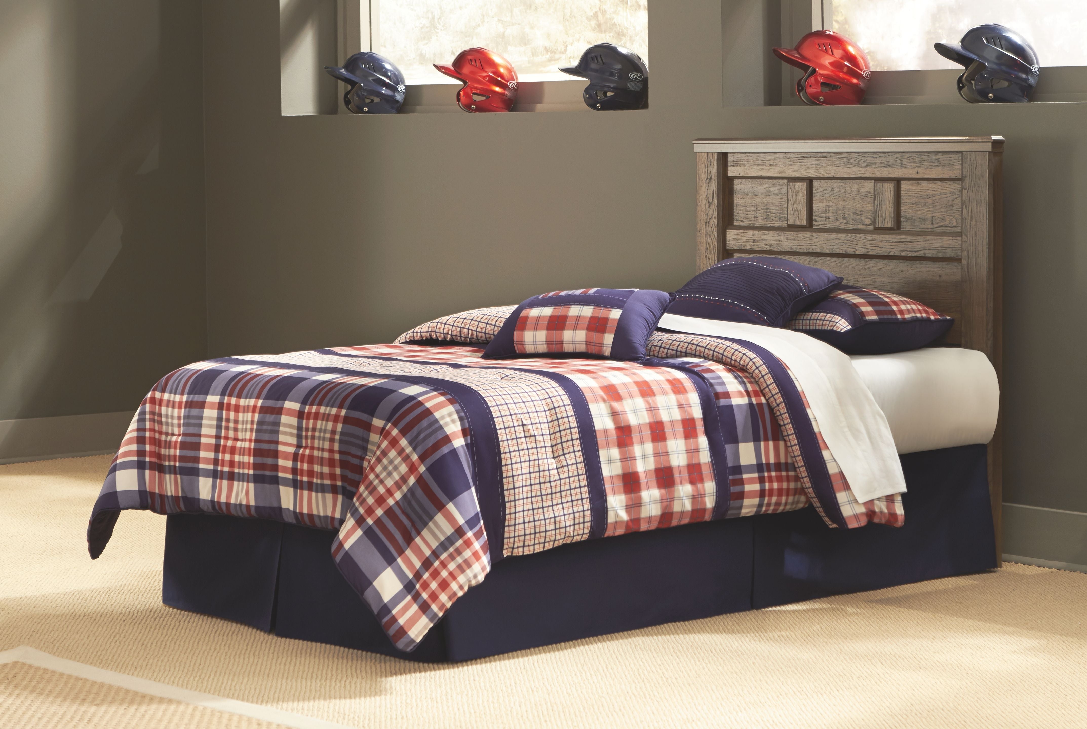 Juararo - Dark Brown - Panel Headboard