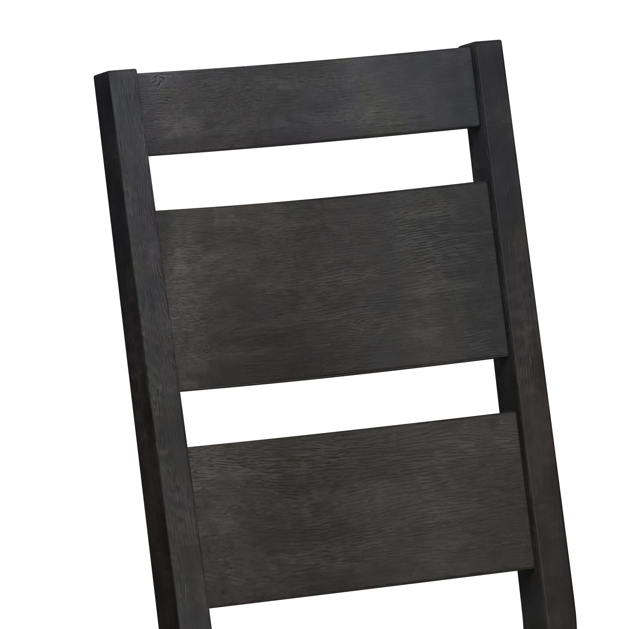 Jemma - Wood Back Dining Side Chair (Set of 2) - Dark Espresso / Beige Linen