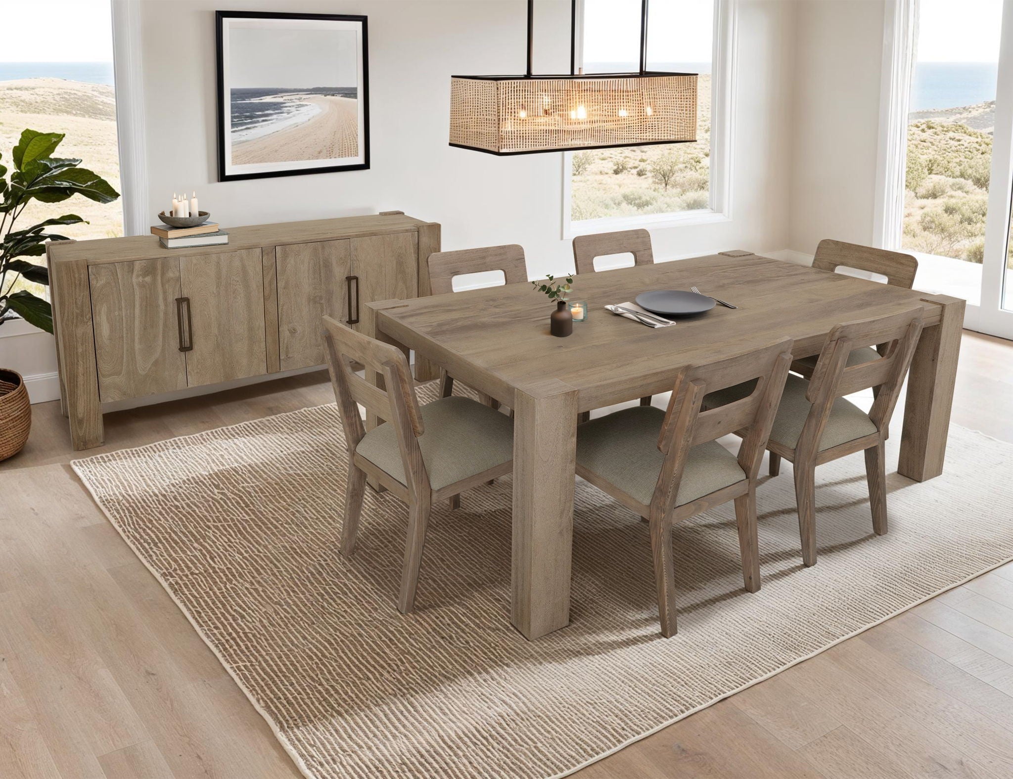 Luma - Chair (Set of 2) - Sand Brown