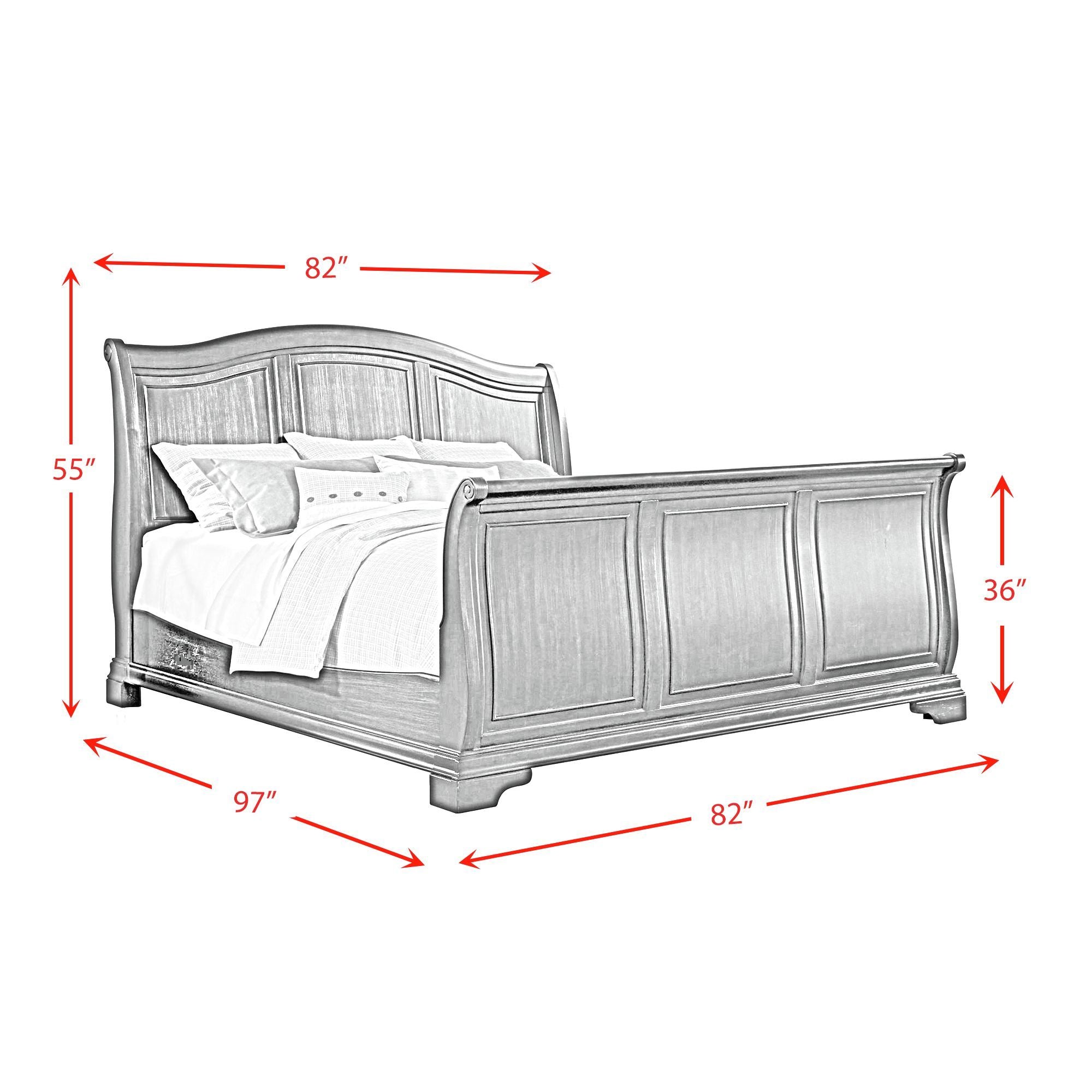 Cameron - Sleigh Bedroom Set