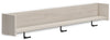 Socalle - Wall Mounted Coat Rack w/Shelf - Light Natural