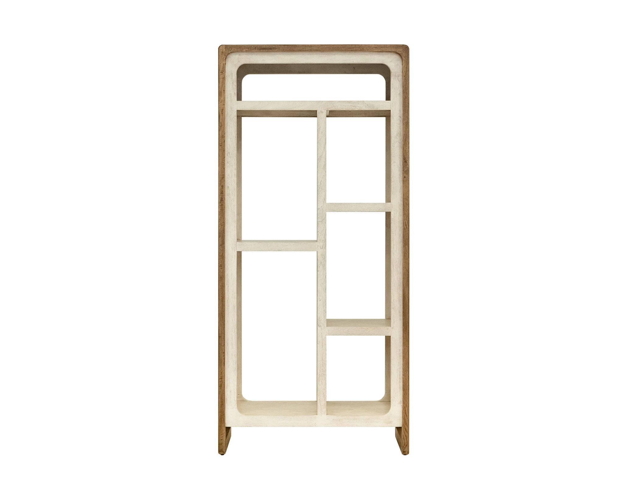 Evoke - Bookcase - Ivory / Brown