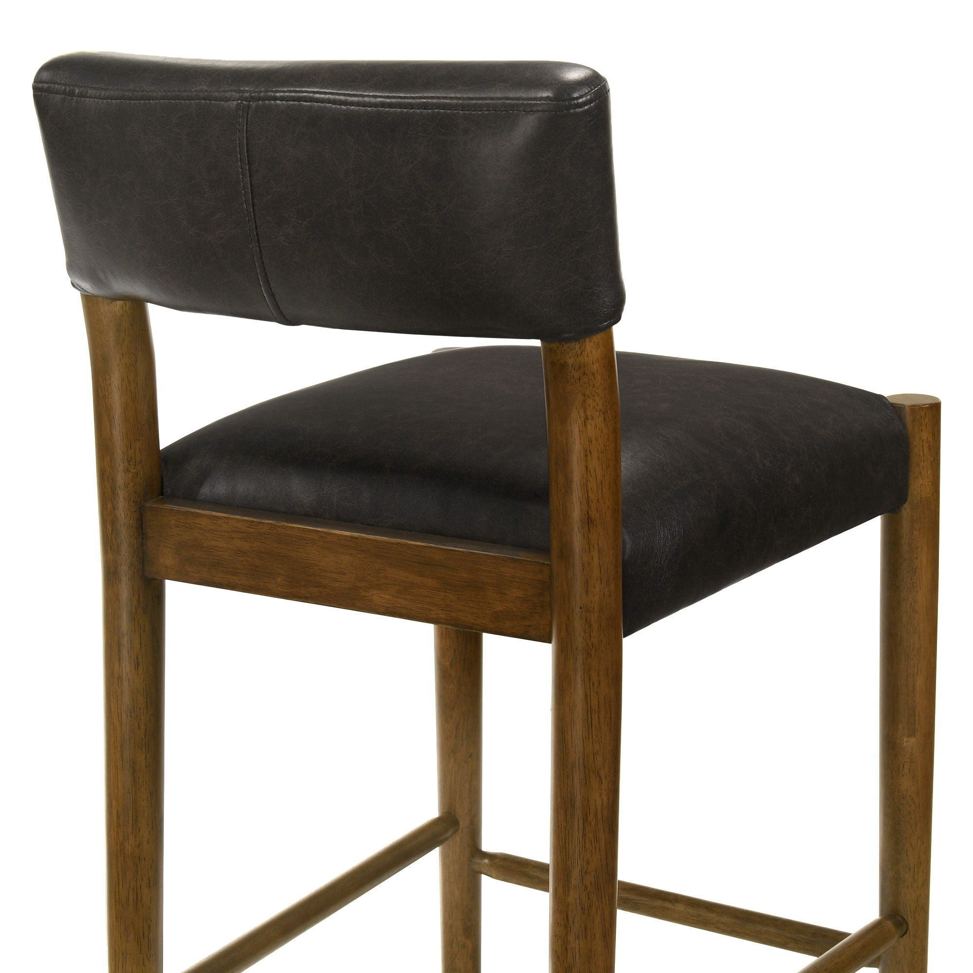 Bennet - Modern Wood Counter Height Kitchen Bar Stool