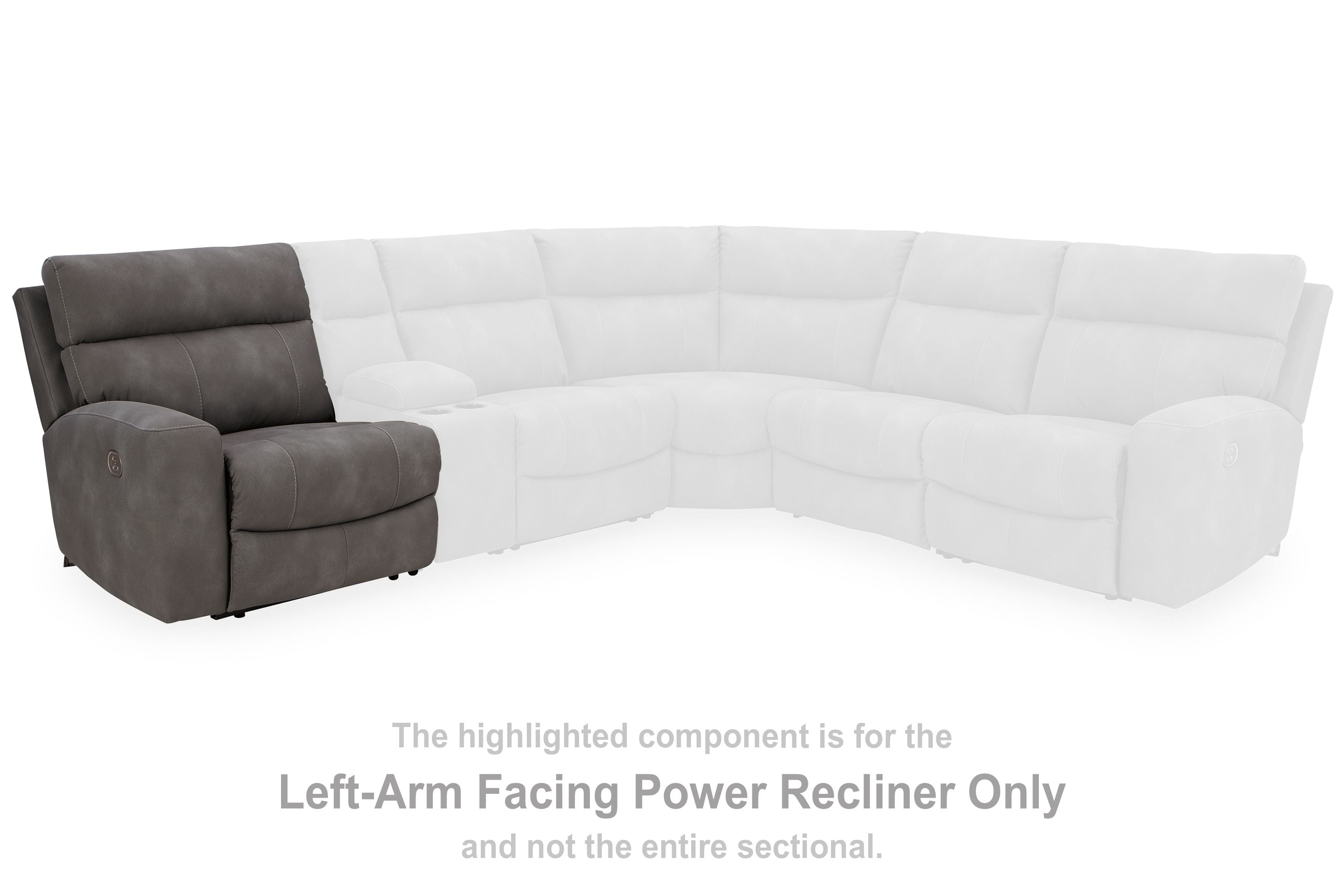 Next-gen Durapella - Laf Zero Wall Power Recliner - Slate