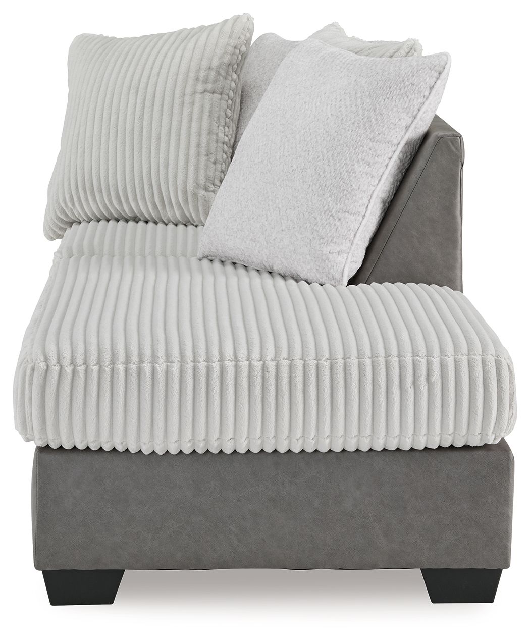 Clairette Court - Raf Corner Chaise - Alloy