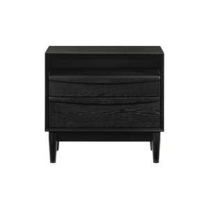 Artemio - 2 Drawer Wooden Nightstand With Shelf