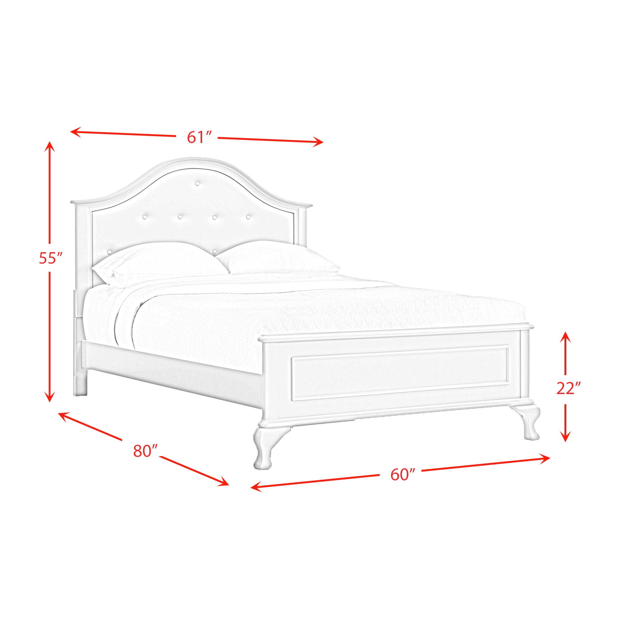 Jesse - Panel Bed