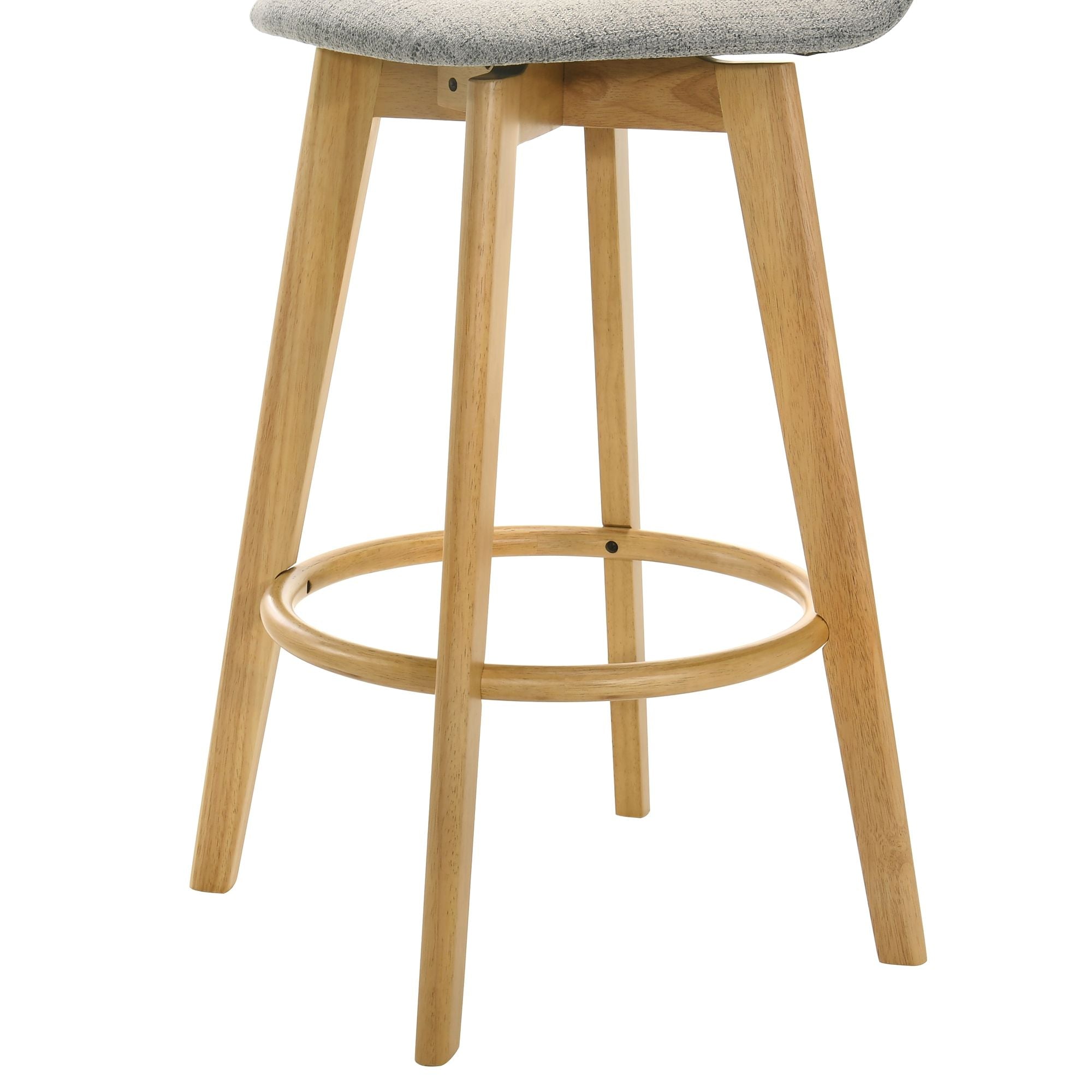Vera - Upholstered Wood Counter Height Barstool