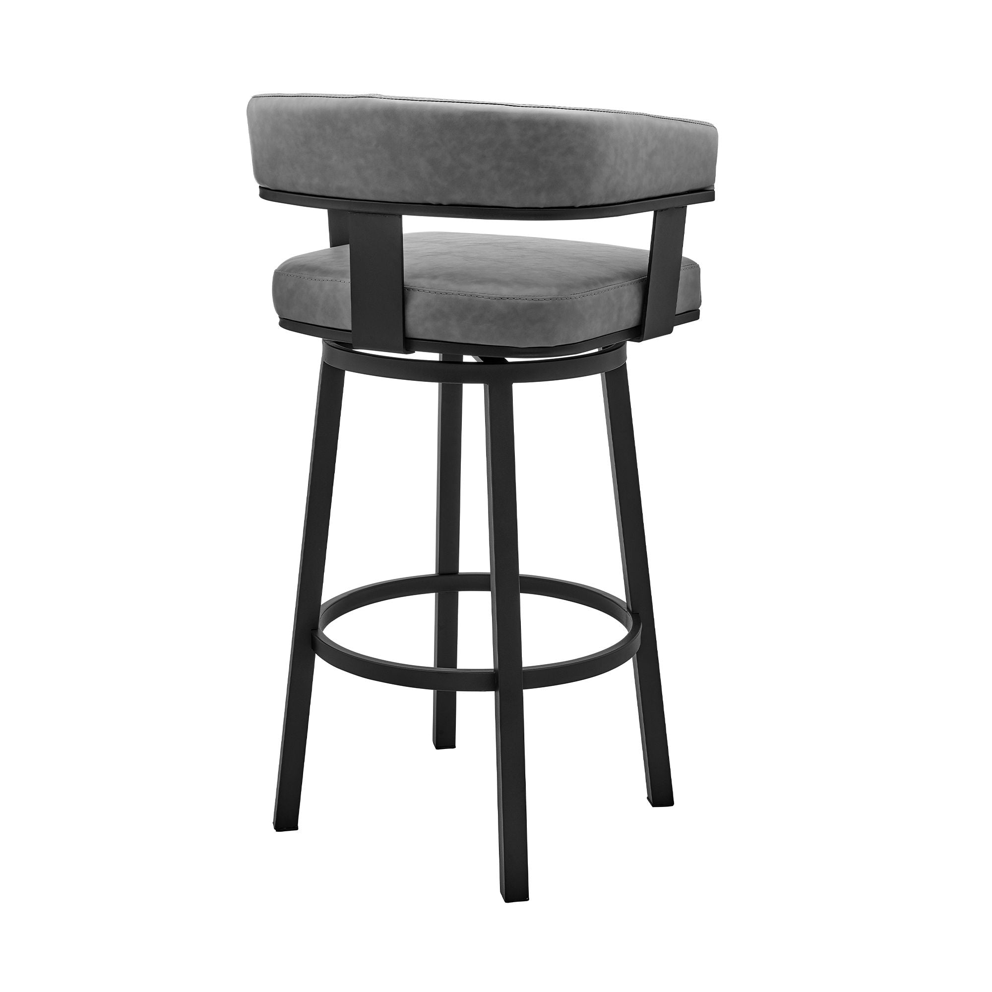 Cohen - Swivel Bar Stool - Black Finish