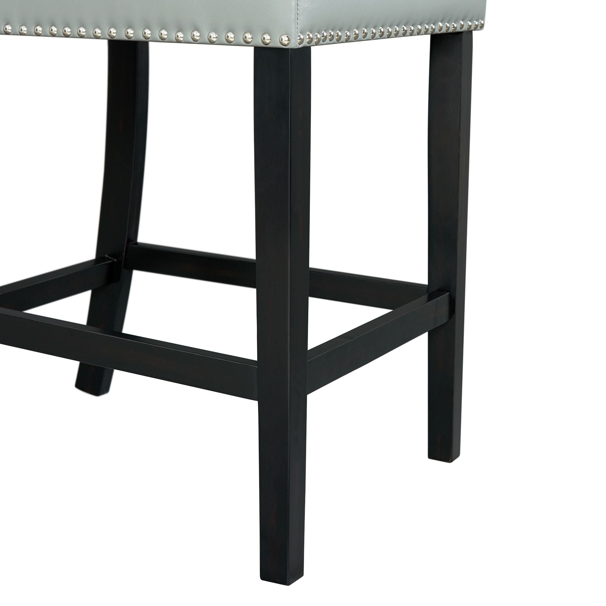 Francesca - 5 Piece Square Counter Dining Set (Table & Four Chairs) - White Marble