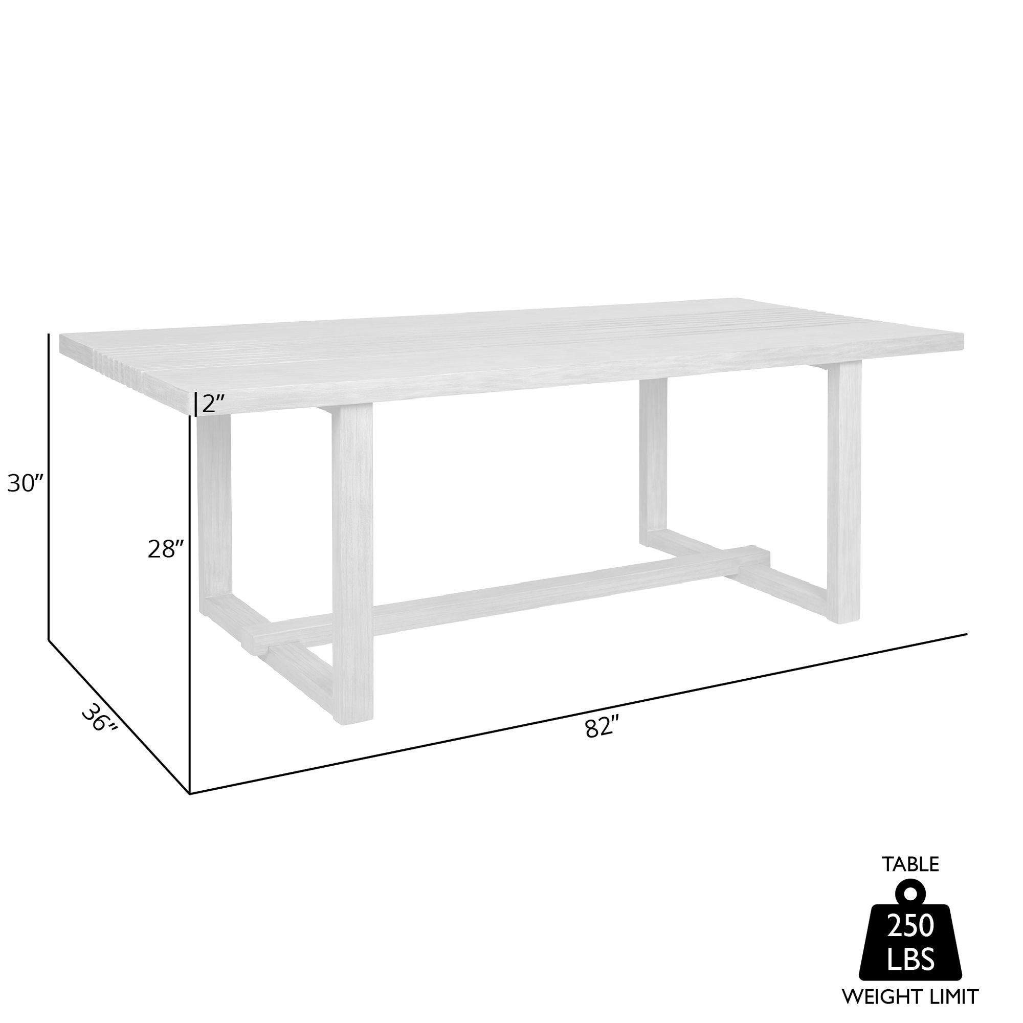 Vivid - Outdoor Patio Dining Table