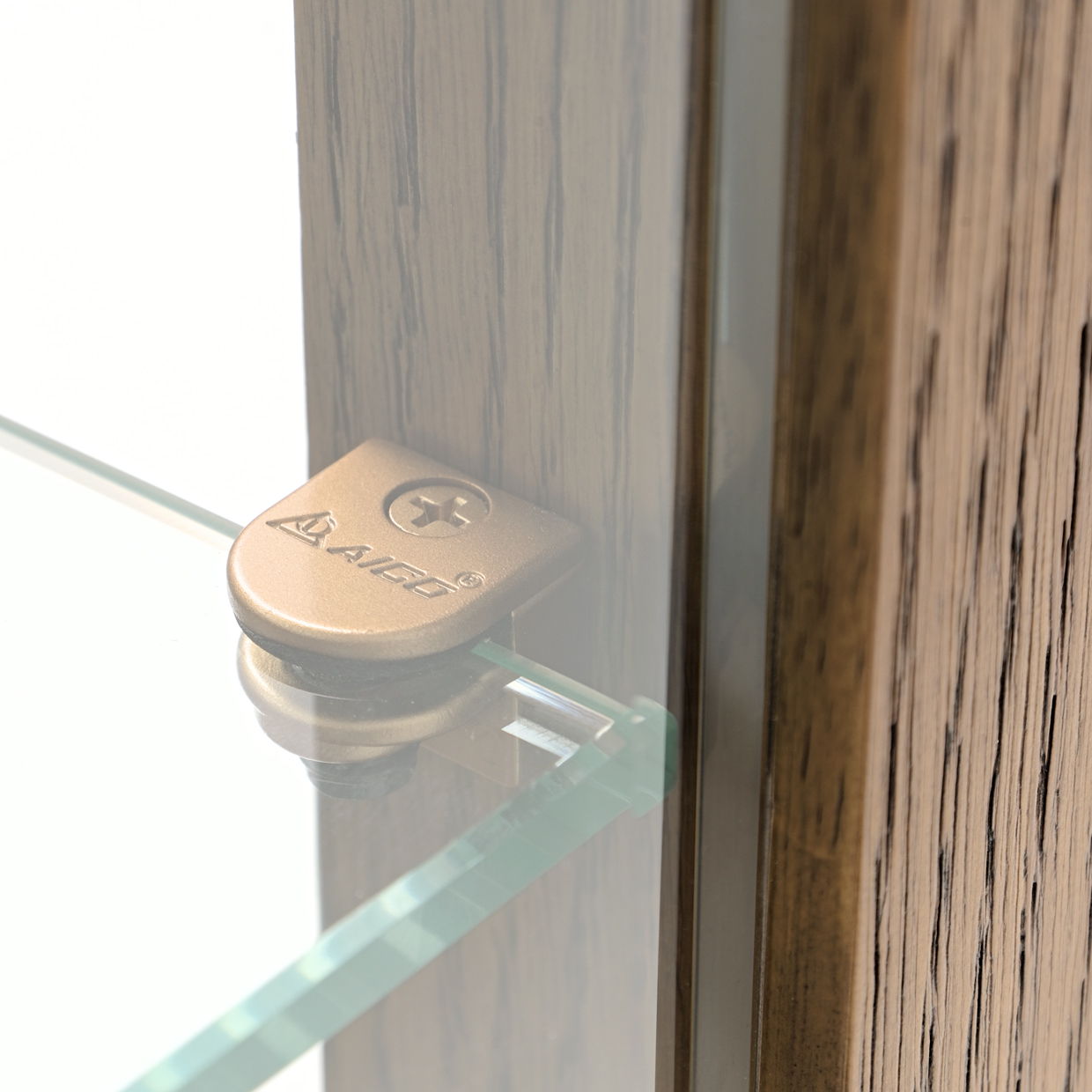 Portrait - Display Cabinet - Sienna Brown