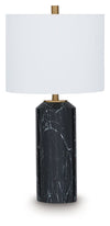 Hanzila - Poly Table Lamp - Black / Gold Finish