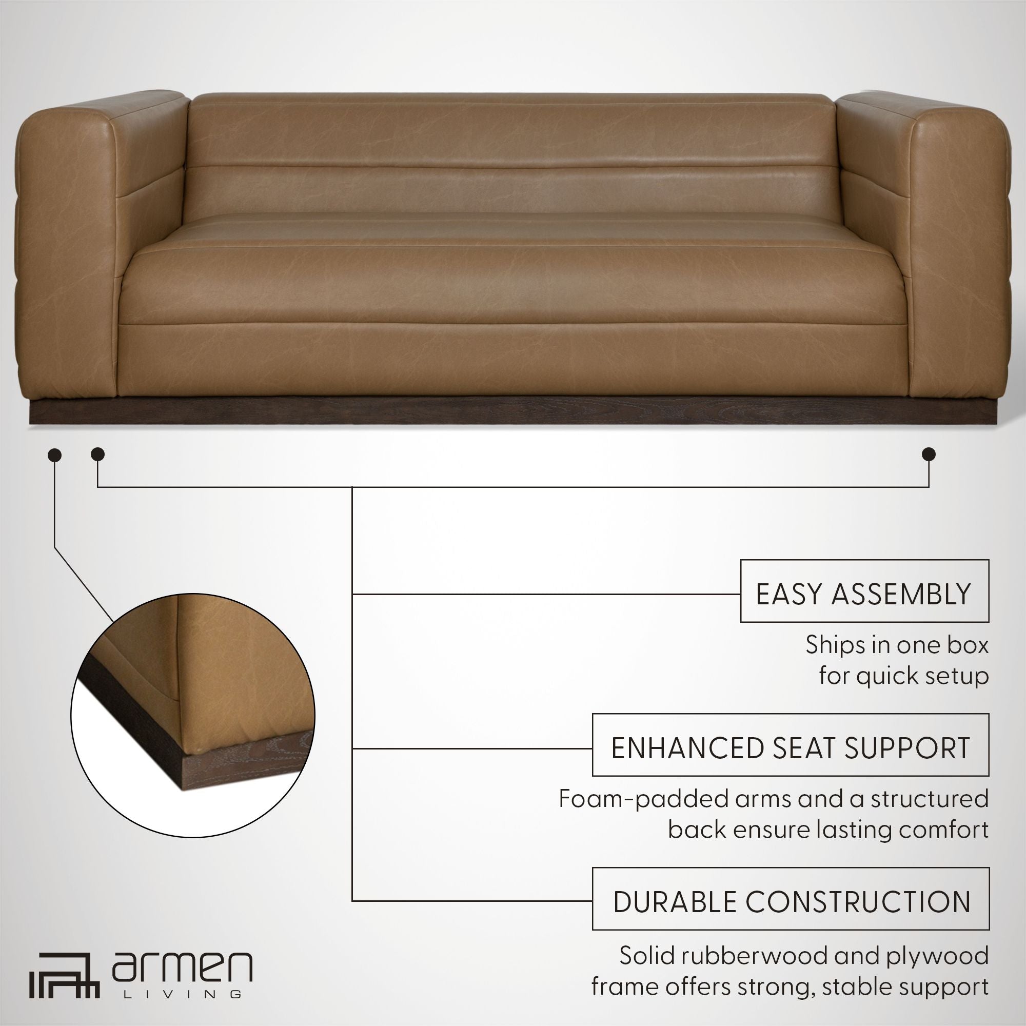 Brea - 3-Seater Sofa