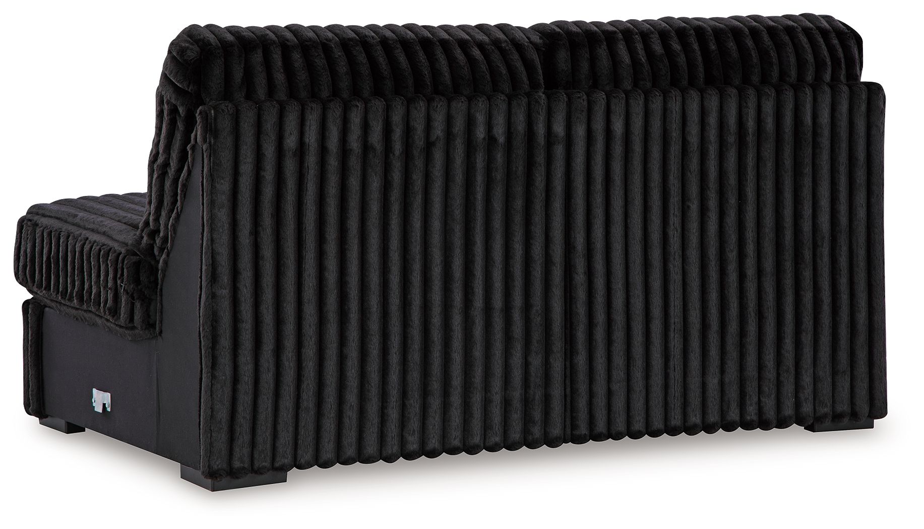 Midnight-Madness - Armless Loveseat - Onyx