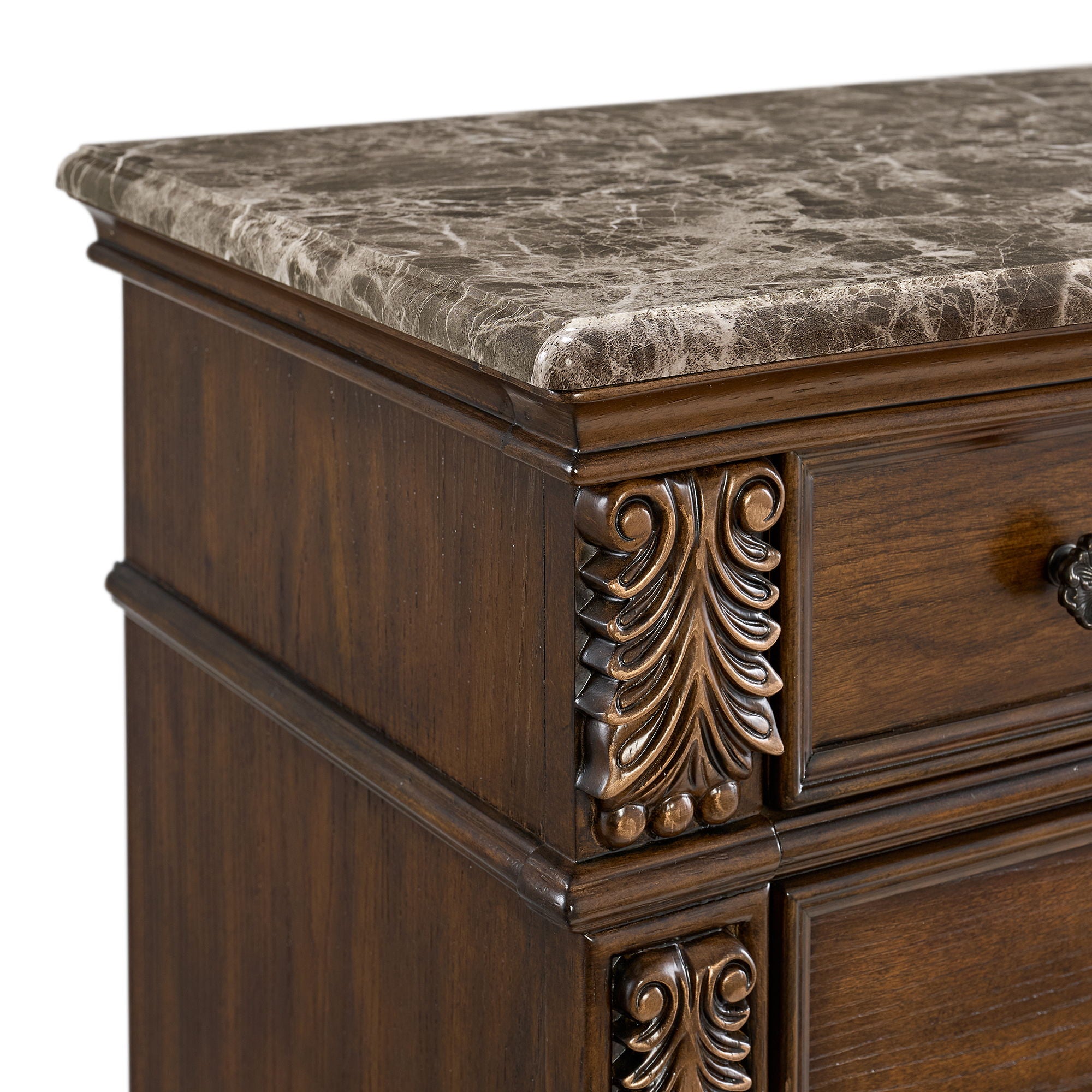 Cadenza - Dresser And Mirror Set - Brown