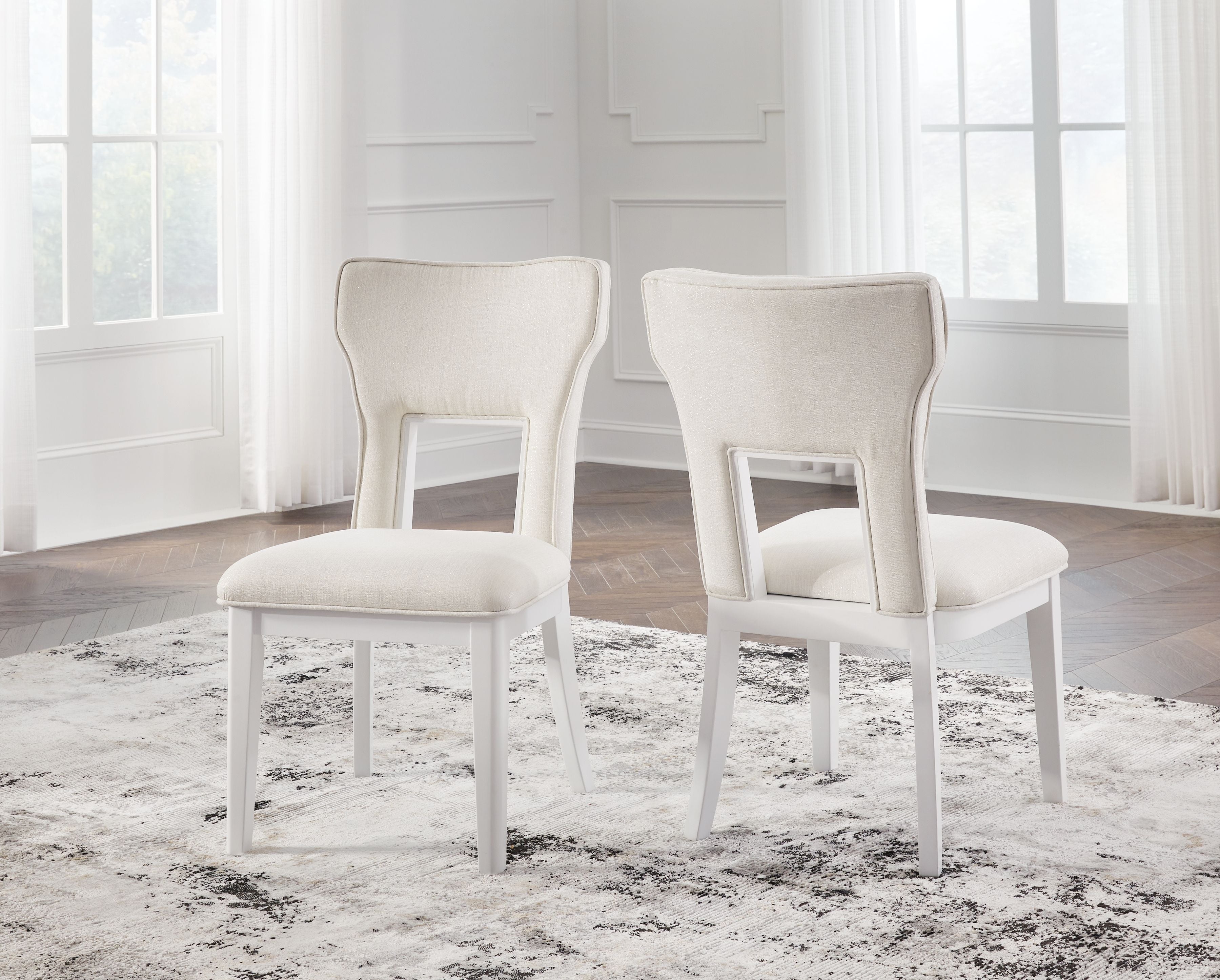 Chalanna - Dining Upholstered Side Chair (Set of 2) - White