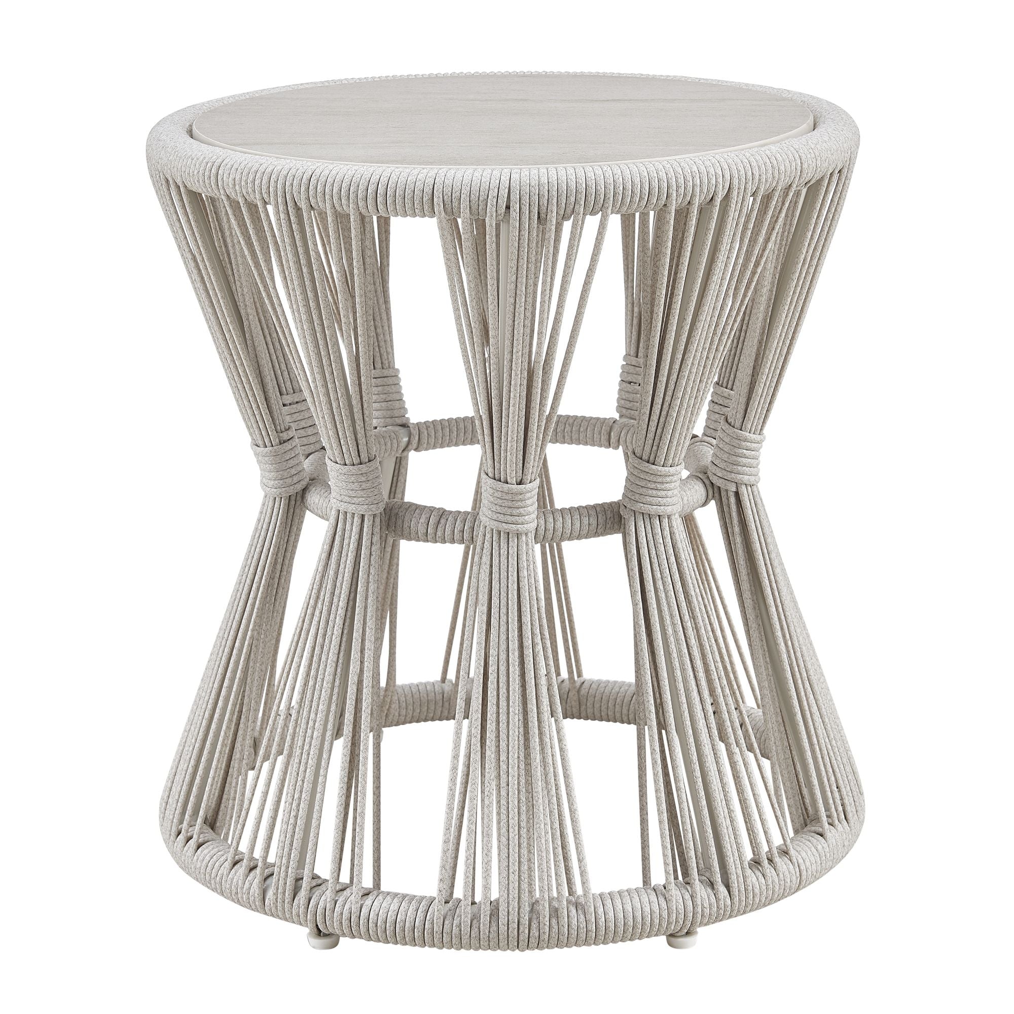 Breeze - Powder Coated Metal Outdoor Conversation Set With Cushions