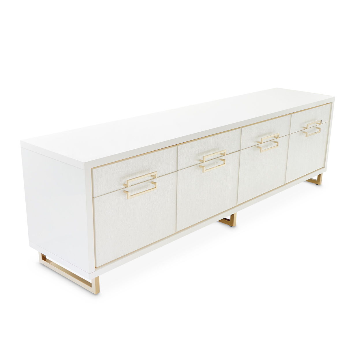 Palm Gate - Media Cabinet - Cloud White