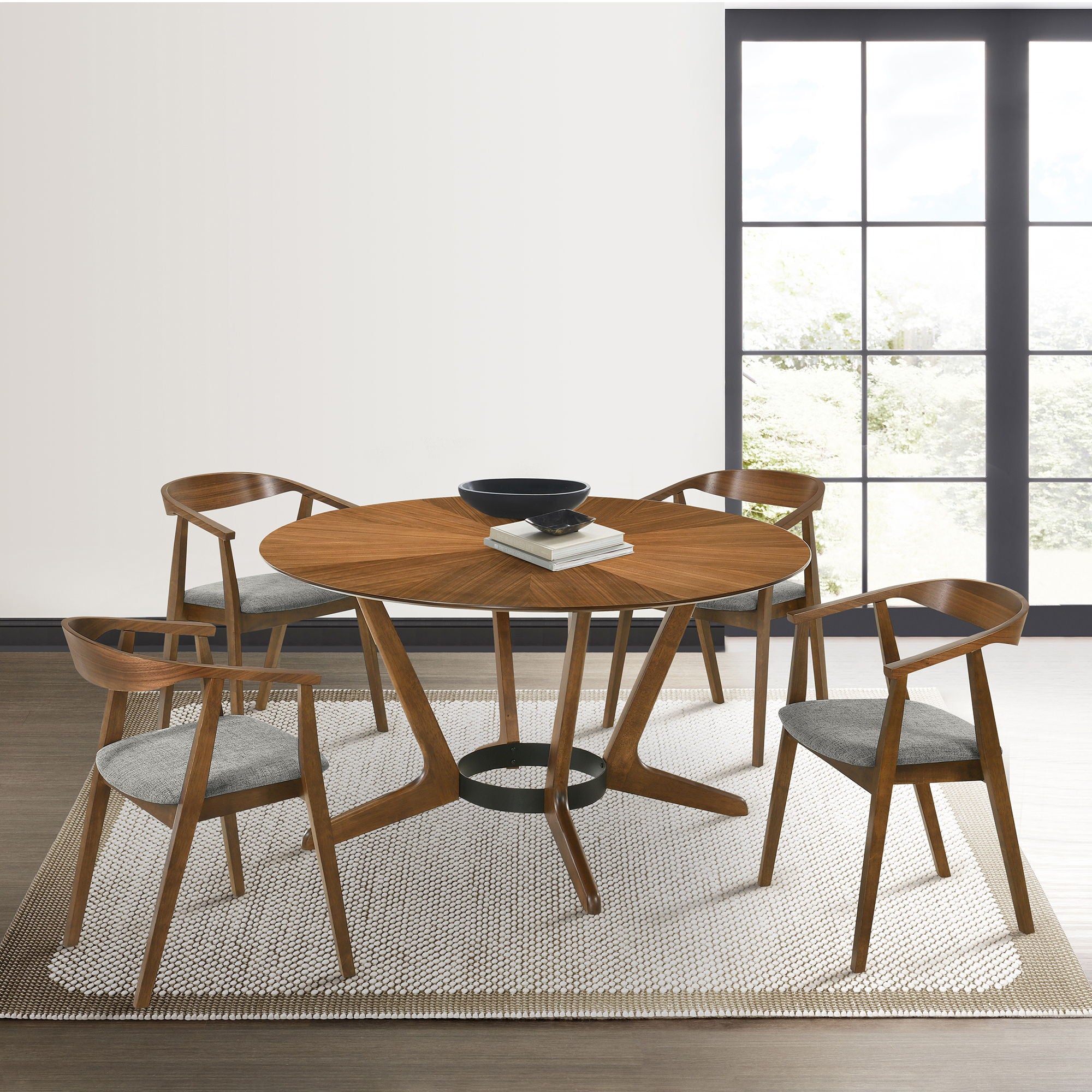 Santana - Round Wood Dining Table
