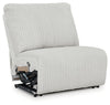 Top Tier - Armless Recliner - Alloy