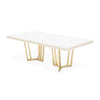 Palm Gate - Rectangular Dining Table - Cloud White