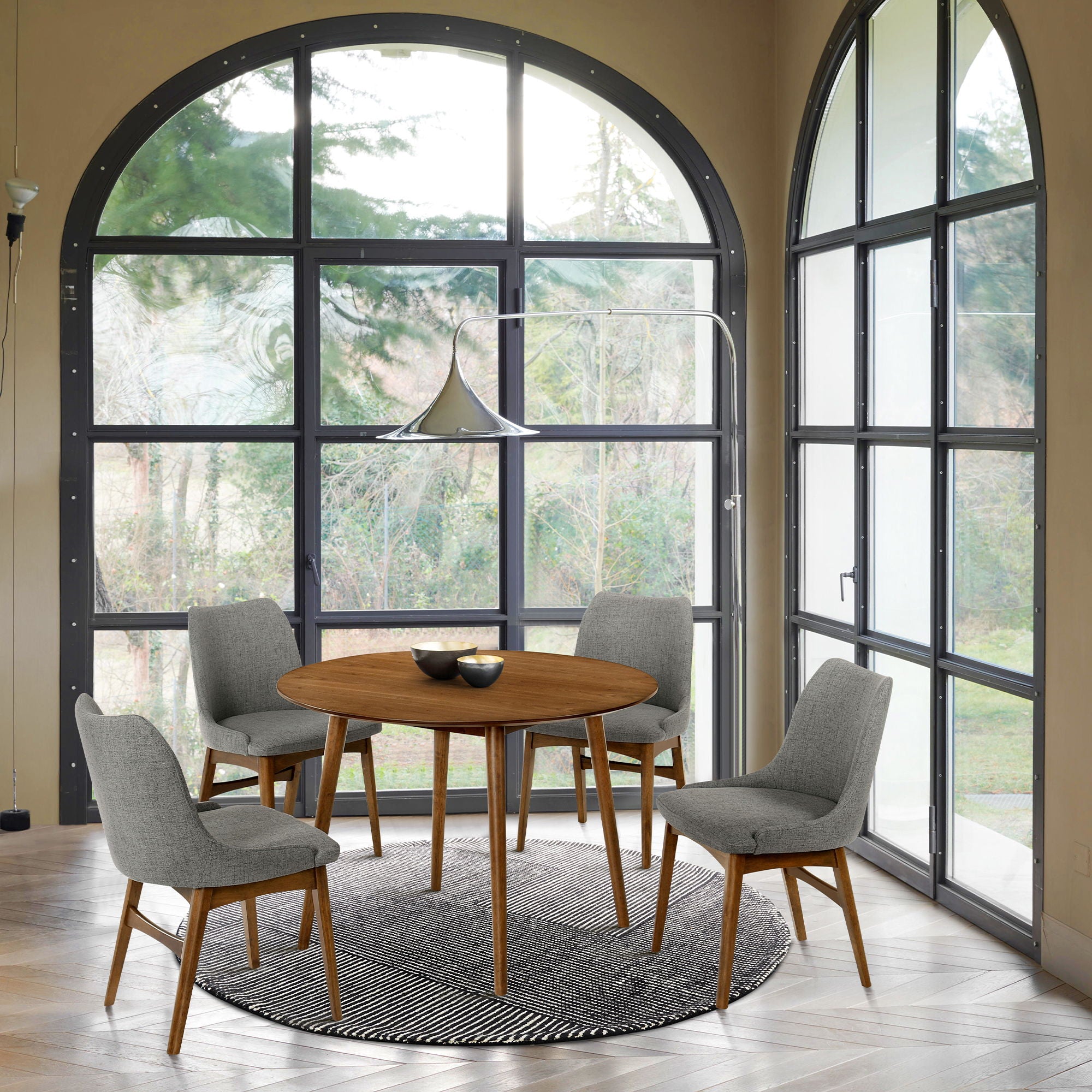 Arcadia And Azalea - 42" Round Dining Set